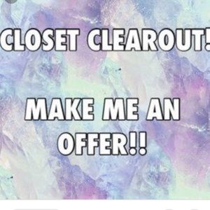 Closet clear out
